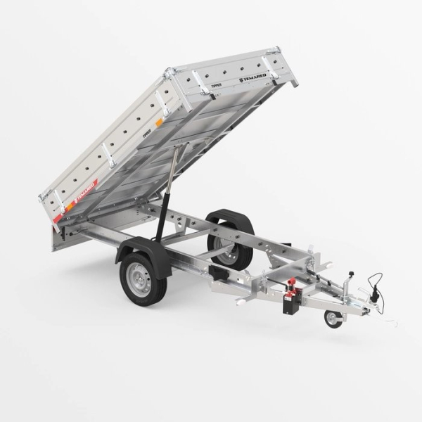 PKW Anhänger, Temared TIPPER 2515 S 750 kg Rückwertskipper mit Handpumpe